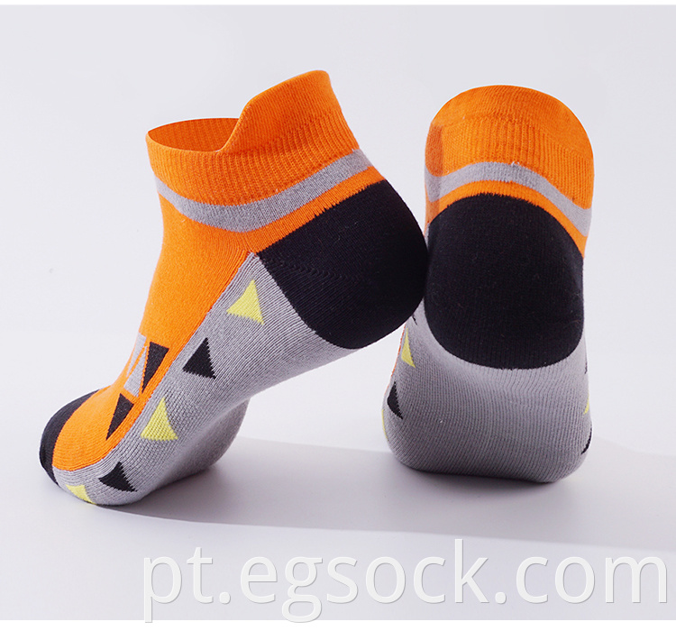 custom non-slip cotton ankle socks